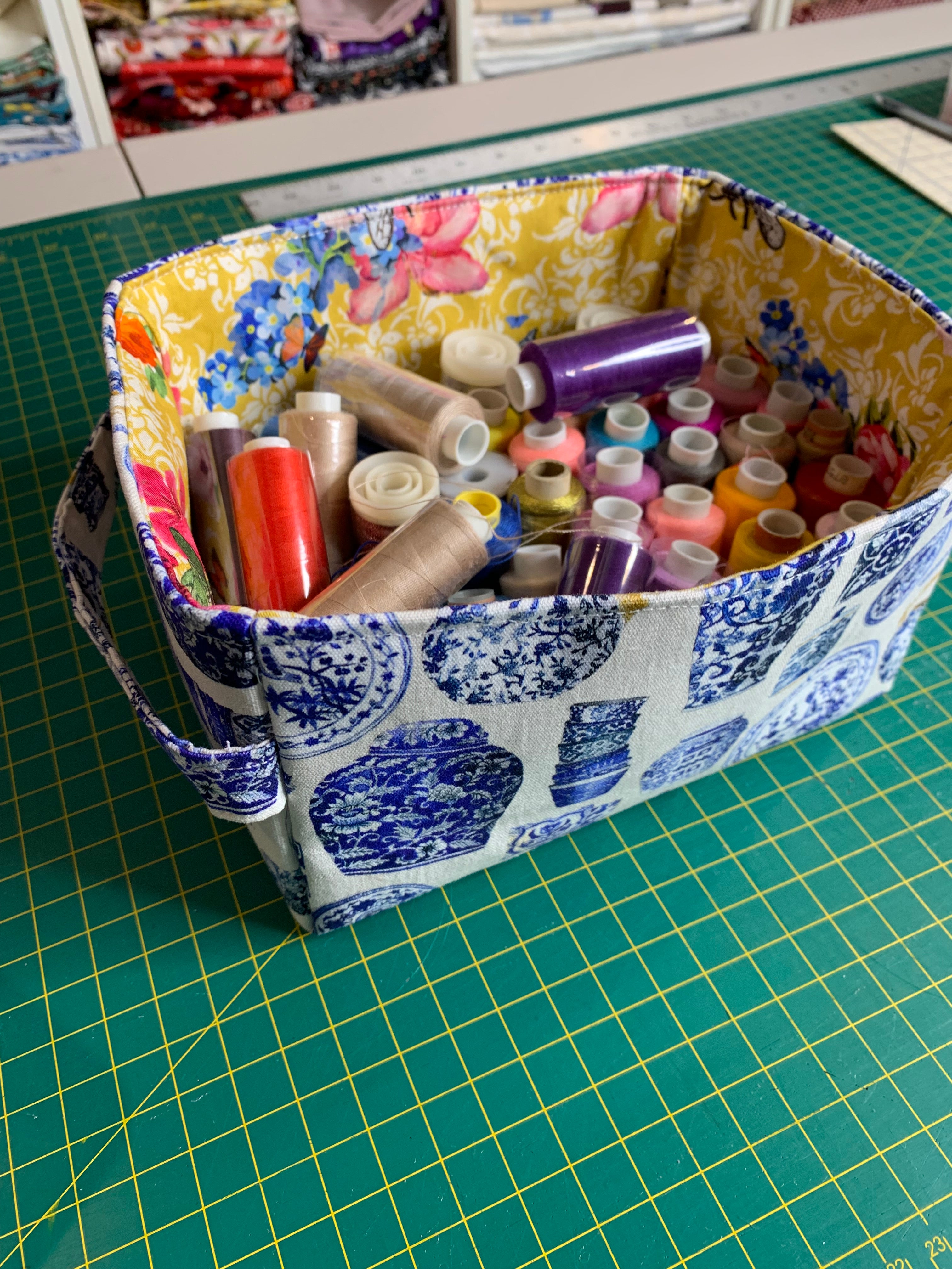 852 Fabric Recommends: Hold it Bin pattern