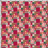 Checkerboard Christmas Wrapping Paper